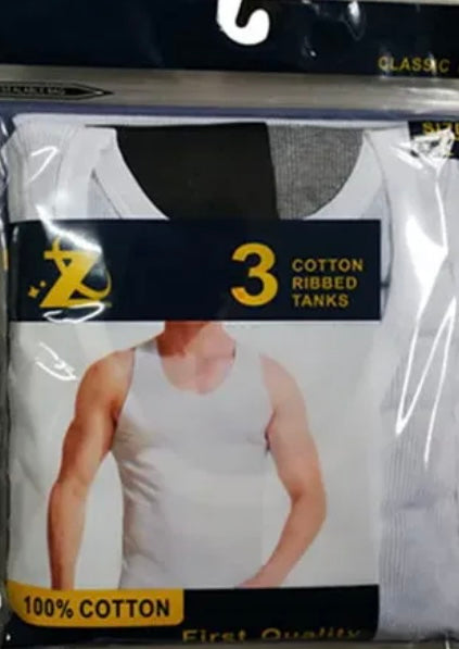 XXL Ribbed Tanks (1pack)